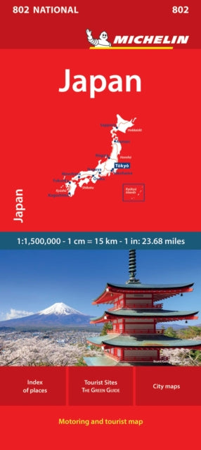 Cover image for 9782067259683 - Japan Map 802