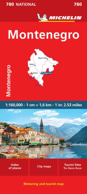 Supplemental image for 9782067259911 - Montenegro - Michelin National Map 780