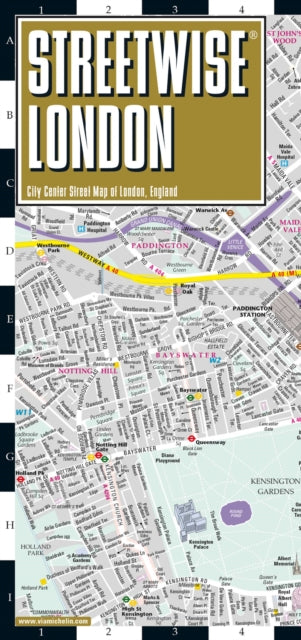 Supplemental image for 9782067259928 - Streetwise London Map - Laminated City Center Street Map of London, England
