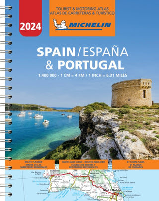 Cover image for 9782067261525 - Michelin Spain & Portugal Road Atlas 2024