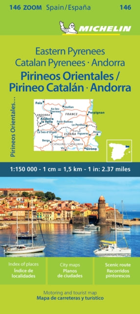 Cover image for 9782067263901 - Pirineos Orientales - Zoom Map 146