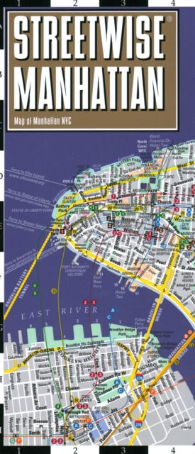Supplemental image for 9782067264205 - Streetwise Manhattan Map - Laminated City Center Street Map of Manhattan, New York
