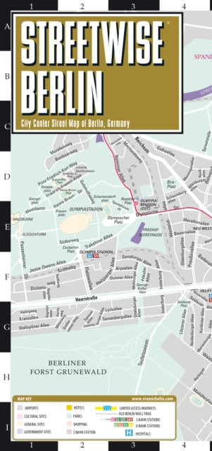 Cover image for 9782067264229 - Streetwise Berlin Map - Laminated City Center Street Map of Berlin, Germany