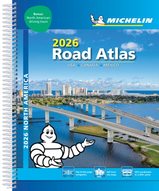 Cover image for 9782067267961 - USA Canada Mexico - 2026 Road Atlas (A4-Spiral)