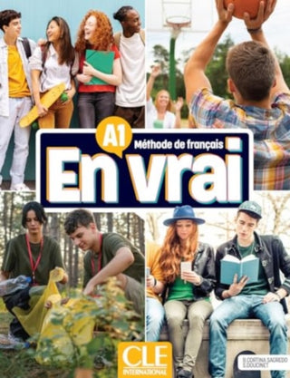Cover image for 9782090362190 - En vrai: Livre de l'eleve + Audio A1