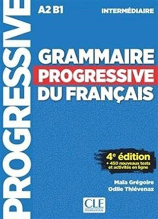 Cover image for 9782090381030 - Grammaire progressive du francais - Niveau intermediaire (A2/B1) + CD