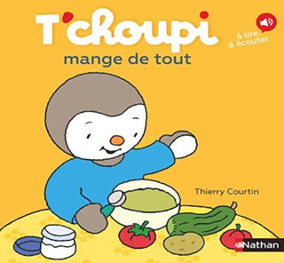 Cover image for 9782092491645 - T'choupi mange de tout
