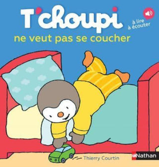 Cover image for 9782092570890 - T'choupi ne veut pas se coucher