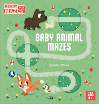 Cover image for 9782408061951 - Ready for Mazes: Baby Animal Mazes