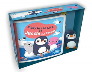Cover image for 9782733879054 - A Day in the Life of Justin the Penguin (box edition)