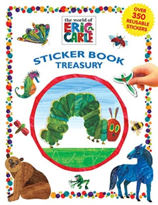 Cover image for 9782764336151 - The World of Eric Carle Sticker Book Treasury