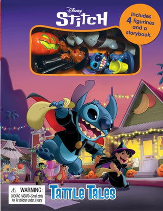 Cover image for 9782764372531 - DISNEY STITCH HALLOWEEN TATTLE TALES