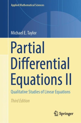 Cover image for 9783031336997 - Partial Differential Equations II