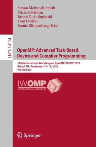 Cover image for 9783031407437 - OpenMP: Advanced Task-Based, Device and Compiler Programming