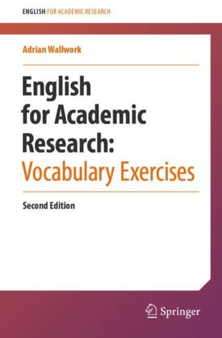 Cover image for 9783031531705 - English for Academic Research: Vocabulary Exercises