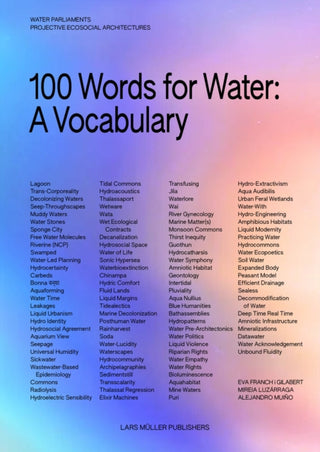 Cover image for 9783037787915 - 100 Words for Water