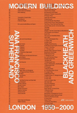 Cover image for 9783038603429 - Modern Buildings in Blackheath and Greenwich