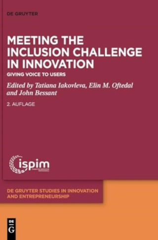 Cover image for 9783111240572 - Meeting the Inclusion Challenge in Innovation