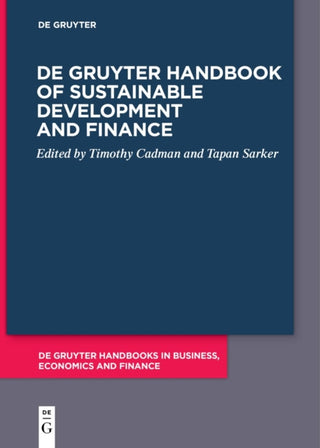 Cover image for 9783111523651 - De Gruyter Handbook of Sustainable Development and Finance