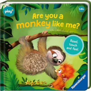 Cover image for 9783380970033 - Ravensburger Play+ Infant & Toddler - Are you a Monkey like me?