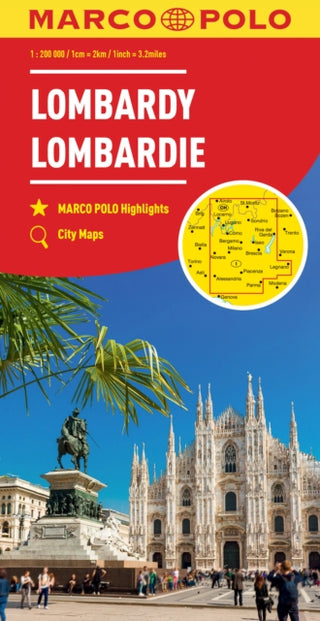 Cover image for 9783575017598 - Lombardy Marco Polo Map (North Italian Lakes)