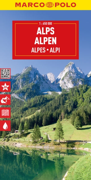 Cover image for 9783575017628 - Alps Marco Polo Map