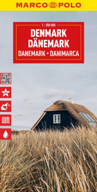 Cover image for 9783575017635 - Denmark Marco Polo Map
