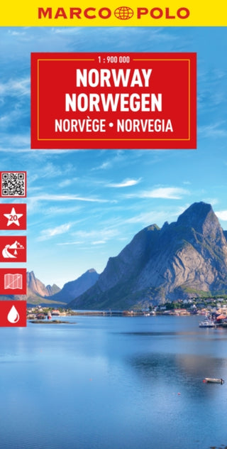 Cover image for 9783575017642 - Norway Marco Polo Map