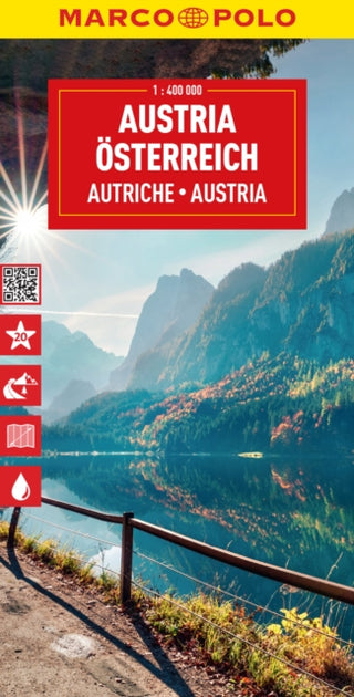 Cover image for 9783575017659 - Austria Marco Polo Map