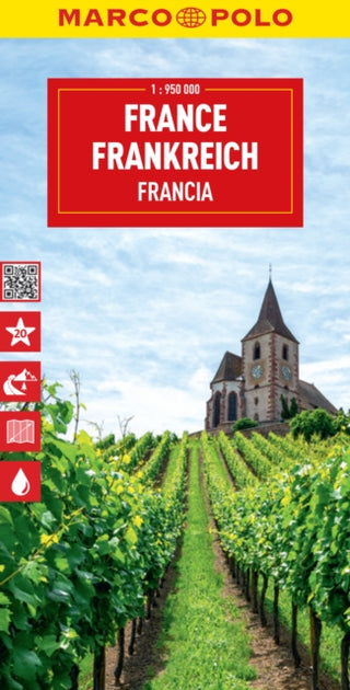 Cover image for 9783575017710 - France Marco Polo Map