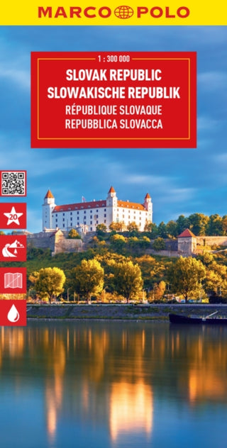 Supplemental image for 9783575017765 - Slovak Republic Marco Polo Map