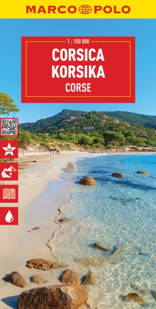 Cover image for 9783575018595 - Corsica Marco Polo Map