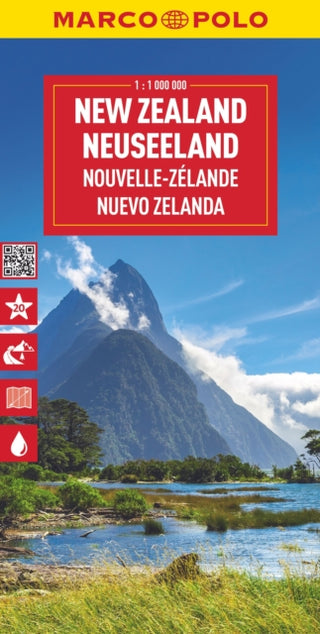 Cover image for 9783575018649 - New Zealand Marco Polo Map