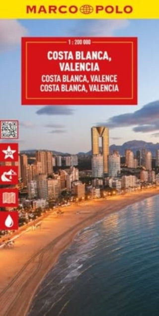 Cover image for 9783575018809 - Costa Blanca Marco Polo Map