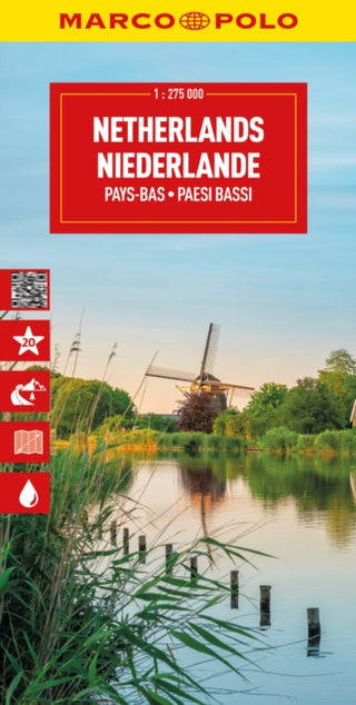 Cover image for 9783575019042 - Netherlands Marco Polo Map