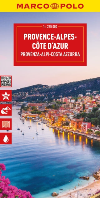 Cover image for 9783575019103 - Provence, Alps, Cote d'Azur Marco Polo Map