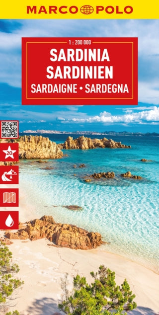 Cover image for 9783575019448 - Sardinia Marco Polo Map