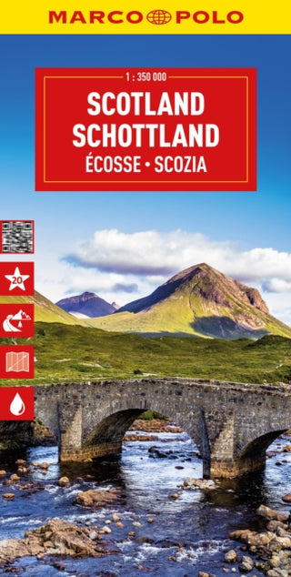 Supplemental image for 9783575021656 - Scotland Marco Polo Map