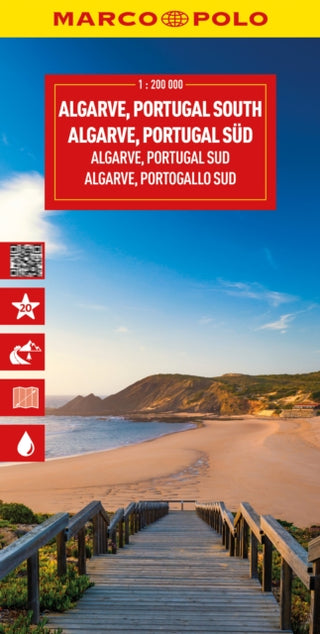 Supplemental image for 9783575021816 - Algarve, Portugal South Marco Polo Map