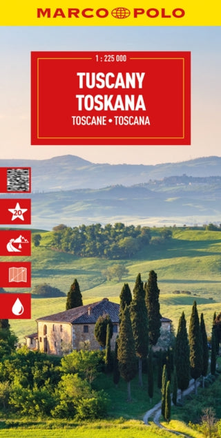 Cover image for 9783575021878 - Tuscany Marco Polo Map