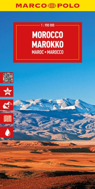 Cover image for 9783575022035 - Morocco Marco Polo Map