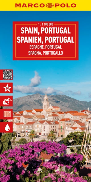 Cover image for 9783575022080 - Spain & Portugal Marco Polo Map