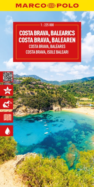 Cover image for 9783575022288 - Costa Brava Marco Polo Map