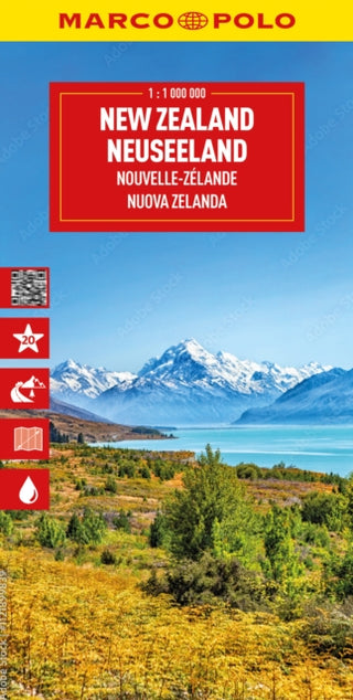 Cover image for 9783575022806 - New Zealand Marco Polo Map