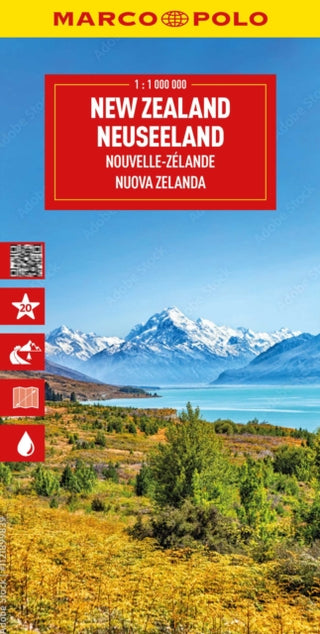 Cover image for 9783575022806 - New Zealand Marco Polo Map