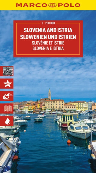 Cover image for 9783575022813 - Slovenia and Istria Marco Polo Map