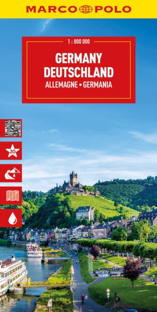 Cover image for 9783575022905 - Germany Marco Polo Map