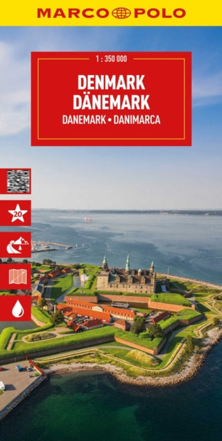 Cover image for 9783575022912 - Denmark Marco Polo Map