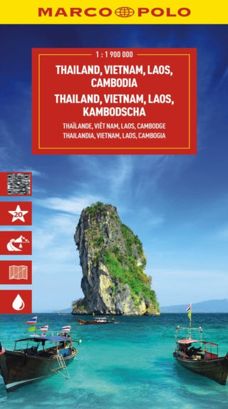 Cover image for 9783575023407 - Thailand, Vietnam, Laos, Cambodia Marco Polo Map