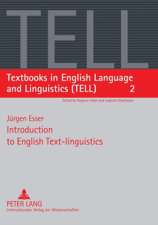 Cover image for 9783631560037 - Introduction to English Text-linguistics